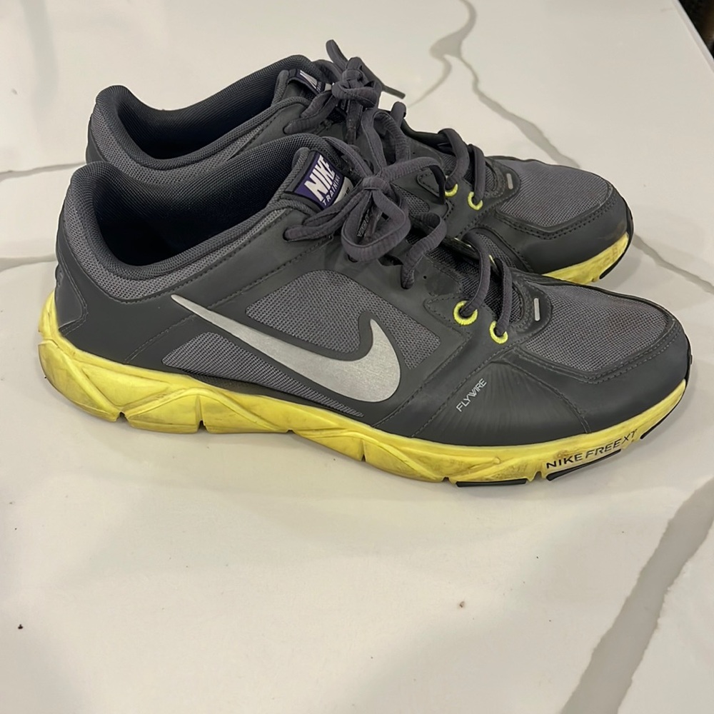 Nike free xt | size 8 grey & yellow